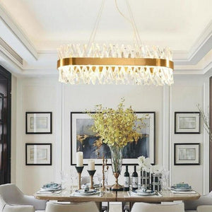 Monix Oval Crystal Chandelier-Vancei
