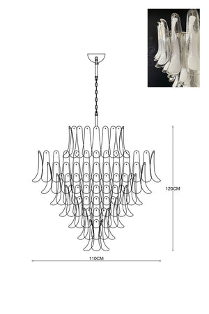 Murano Petals Chandelier