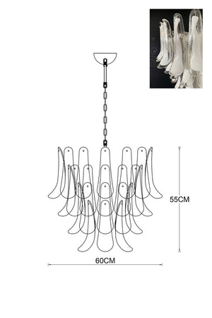 Murano Petals Chandelier