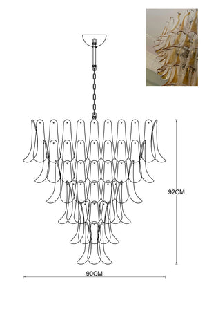 Murano Petals Chandelier