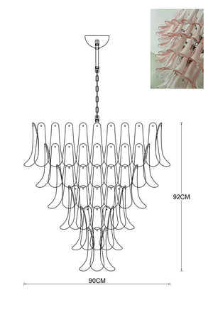 Murano Petals Chandelier