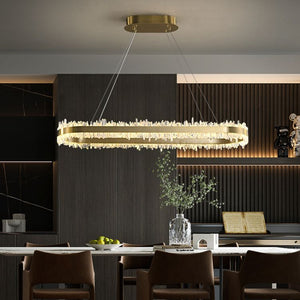 Primary Oval Crystal Chandelier-Vancei