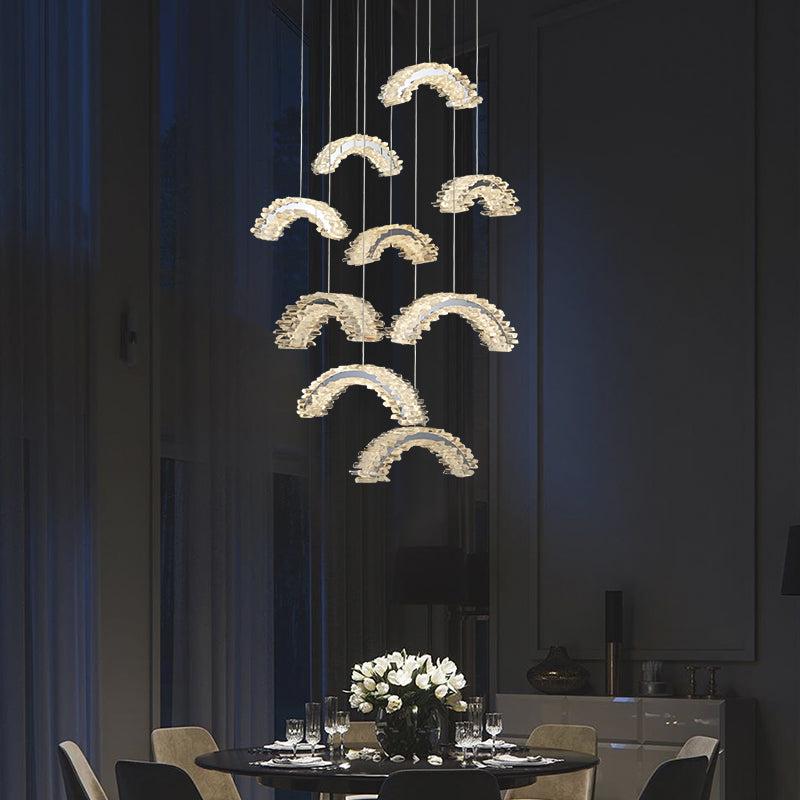 Primary Staircase Crystal Chandelier-Vancei