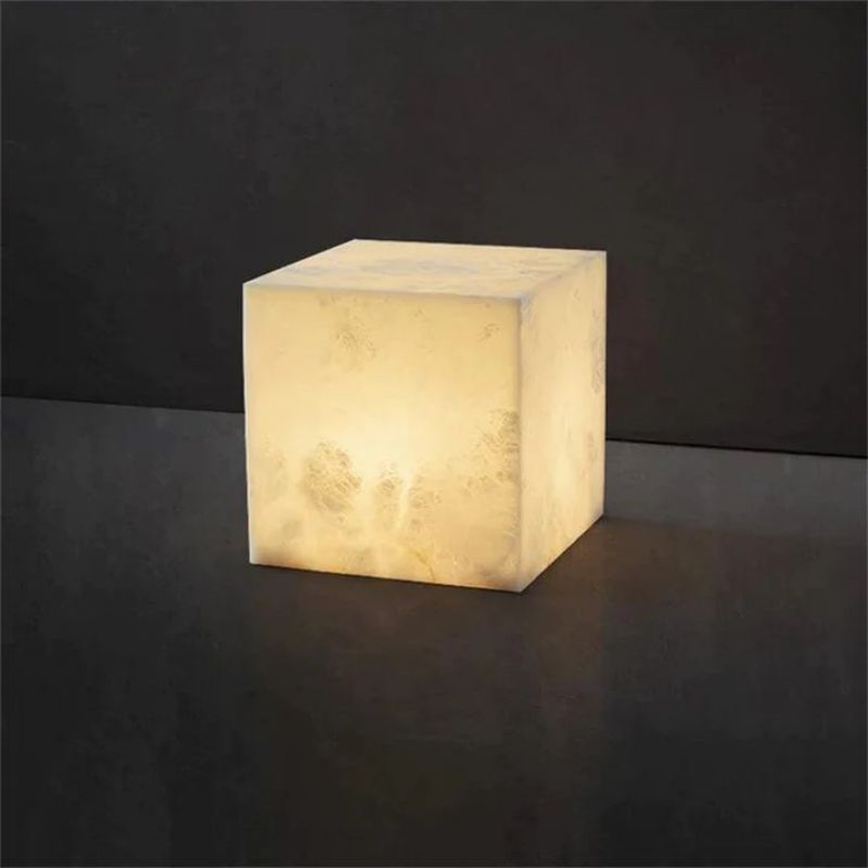Alabaster Cubic Linear Chandelier-Vancei