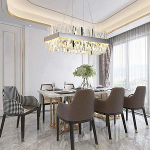 Monix Rectangular Crystal Chandelier-Vancei
