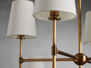 Rhodes 2-Tier Round Chandelier For Living Room-Vancei