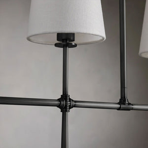 Rhodes Linear Chandelier 5/6 Light For Living Room-Vancei