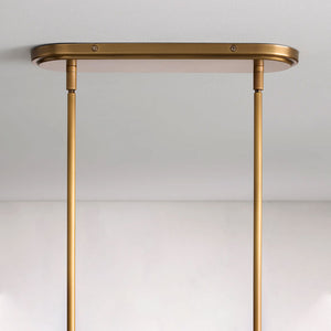 Rhodes Linear Chandelier 5/6 Light For Living Room-Vancei