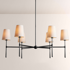 Rhodes Round Chandelier 4/6 Light For Living Room