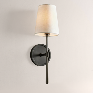 Rhodes Linen Wall Sconce For Bedroom-Vancei