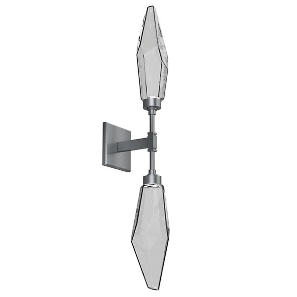 Rosy Crystal Double Wall Sconce-Vancei