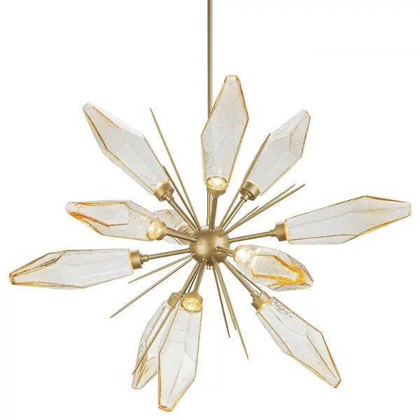 Rosy Crystal Pendant Chandelier-Vancei