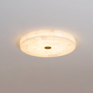 Round Alabaster Ceiling Lamp - Oasislives