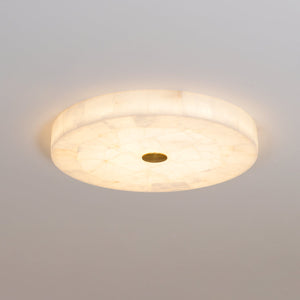 Round Alabaster Ceiling Lamp - Oasislives