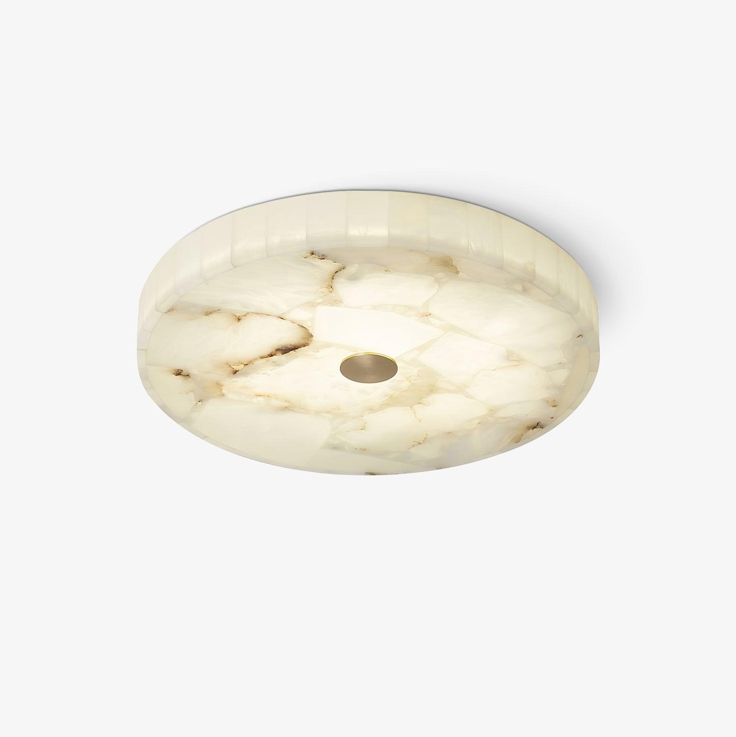 Round Alabaster Ceiling Lamp - Oasislives