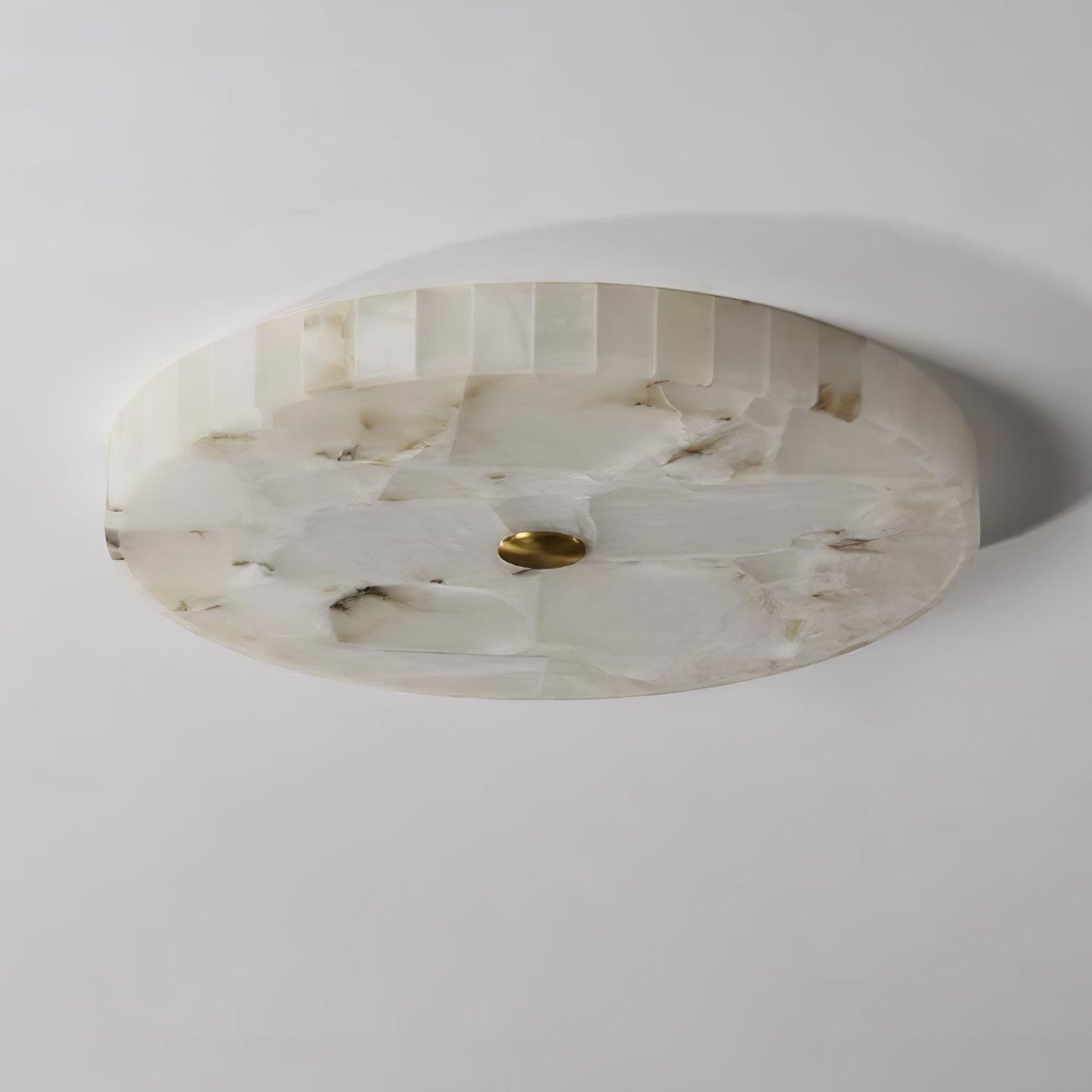Round Alabaster Ceiling Lamp - Oasislives