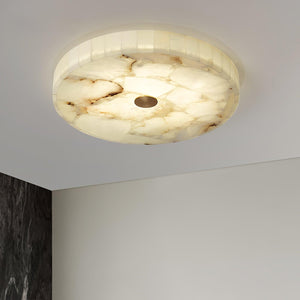 Round Alabaster Ceiling Lamp - Oasislives