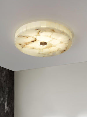 Round Alabaster Ceiling Lamp - Oasislives