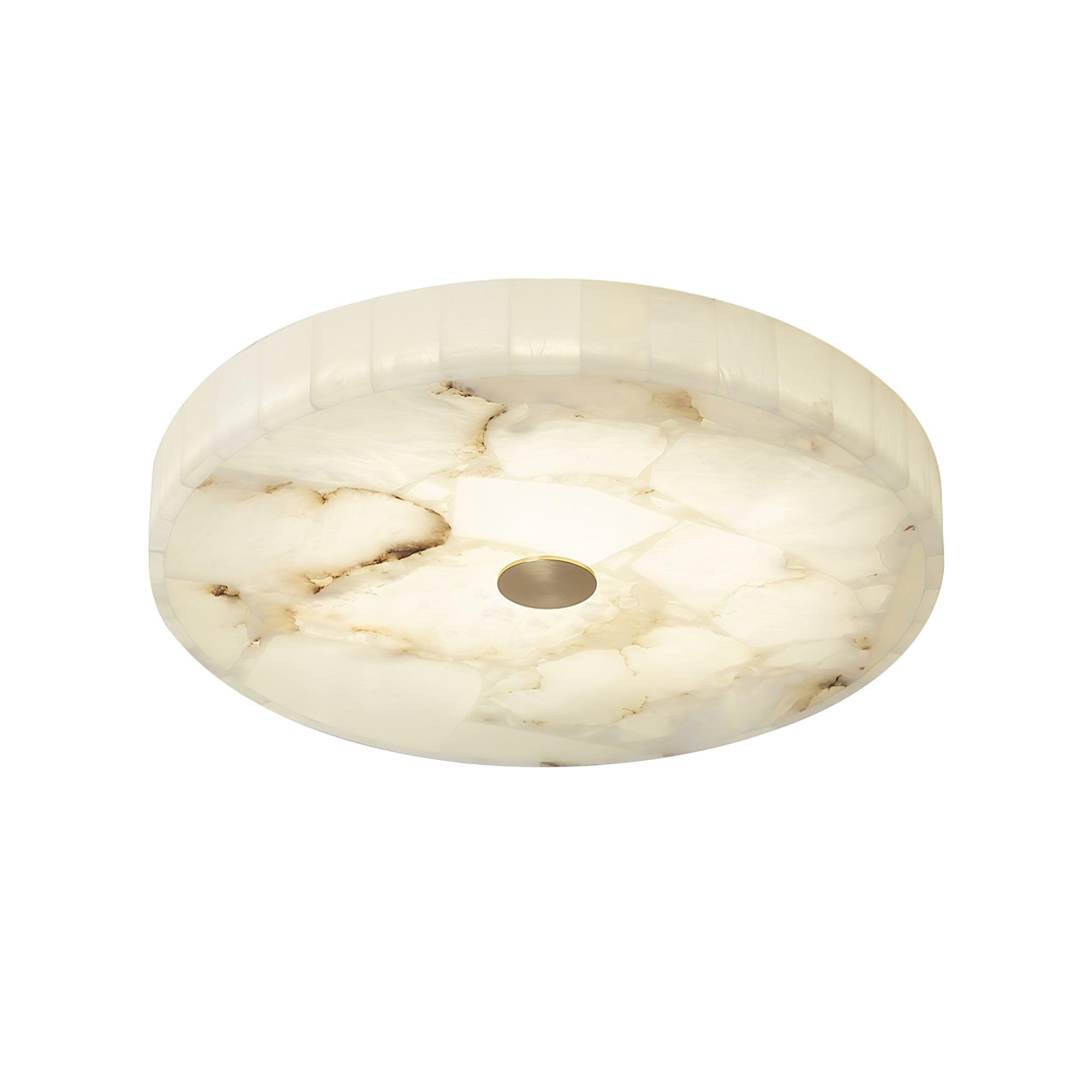 Round Alabaster Ceiling Lamp - Oasislives