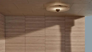 Median Alabaster Flush mount Wall Sconce