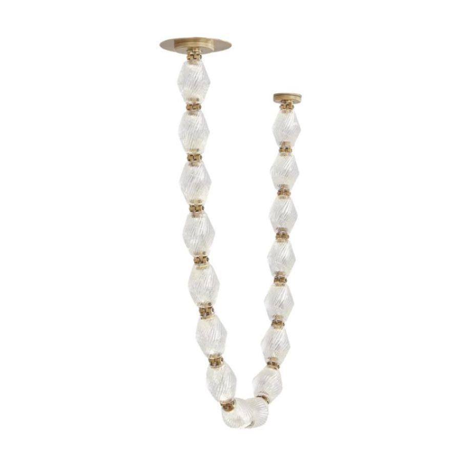 Collier Glass String Chandelier-Vancei