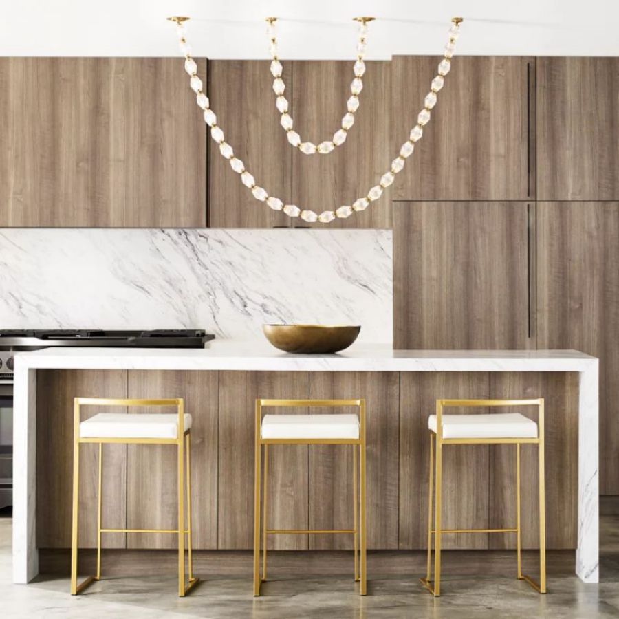 Collier Glass String Chandelier-Vancei