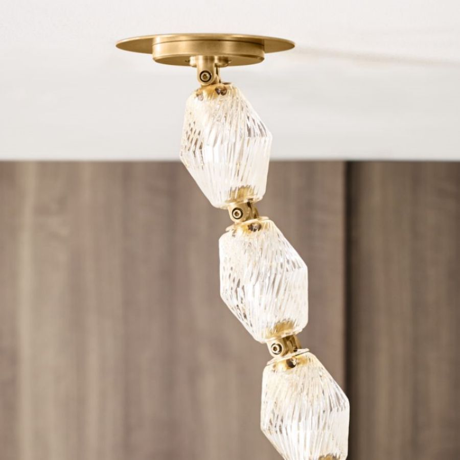 Collier Glass String Chandelier-Vancei