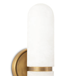 Salon Alabaster Small Sconce - Oasislives