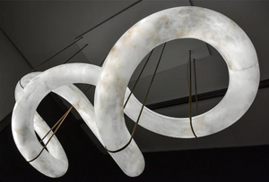 Ethereal Alabaster Chandelier 70"