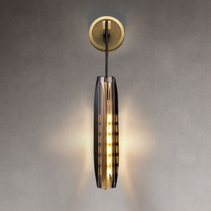 Mingo Crystal Pendant Shade Wall Sconce-Vancei