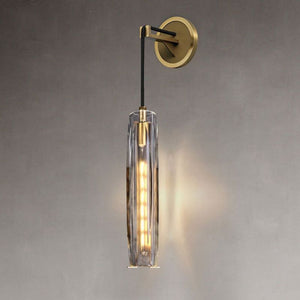 Mingo Crystal Pendant Shade Wall Sconce-Vancei