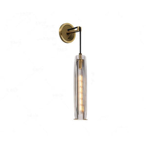 Mingo Crystal Pendant Shade Wall Sconce-Vancei