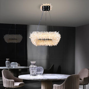 Primary Crystal Cluster Square Modern Chandelier-Vancei