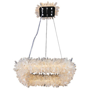Primary Crystal Cluster Square Modern Chandelier-Vancei