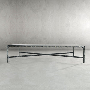 Thaddies Glass Rectangular Coffee Table-Vancei