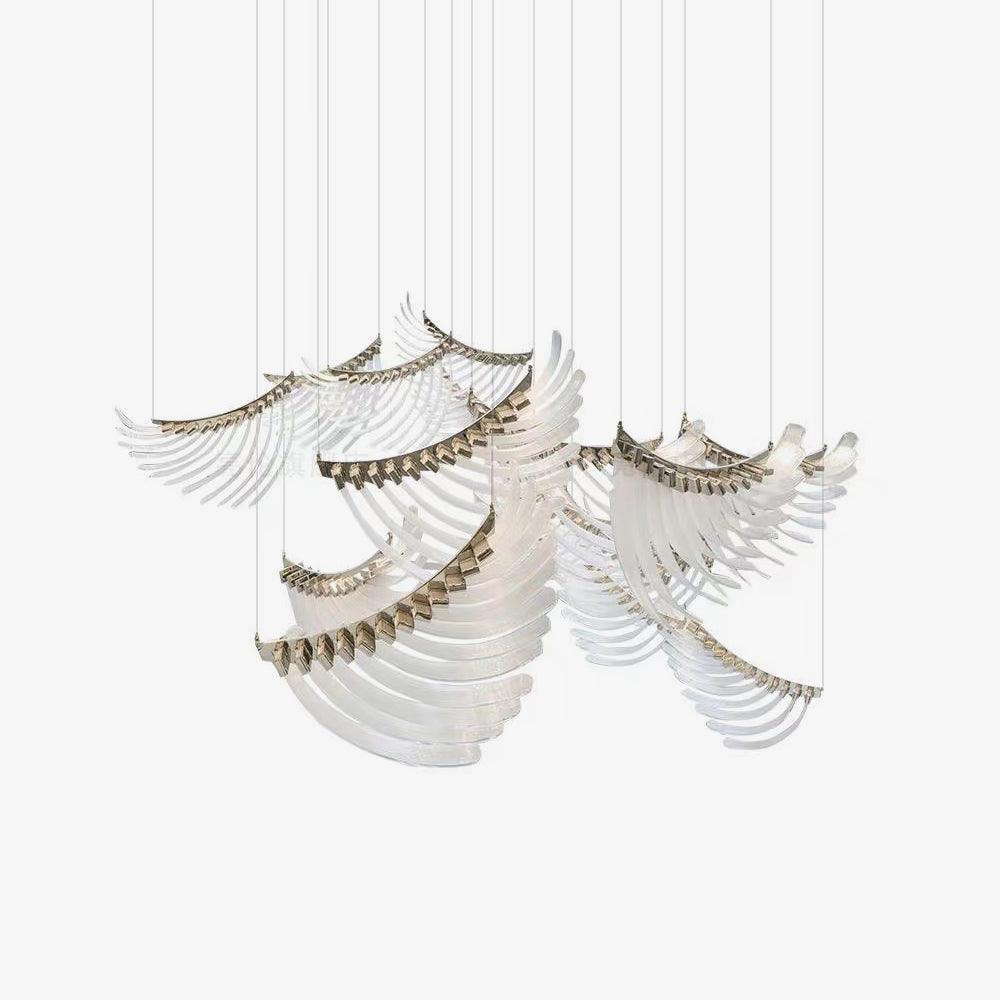 Tiered Palmette Chandelier-Vancei