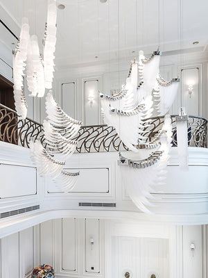 Tiered Palmette Chandelier-Vancei