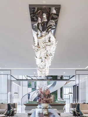 Tiered Palmette Chandelier-Vancei