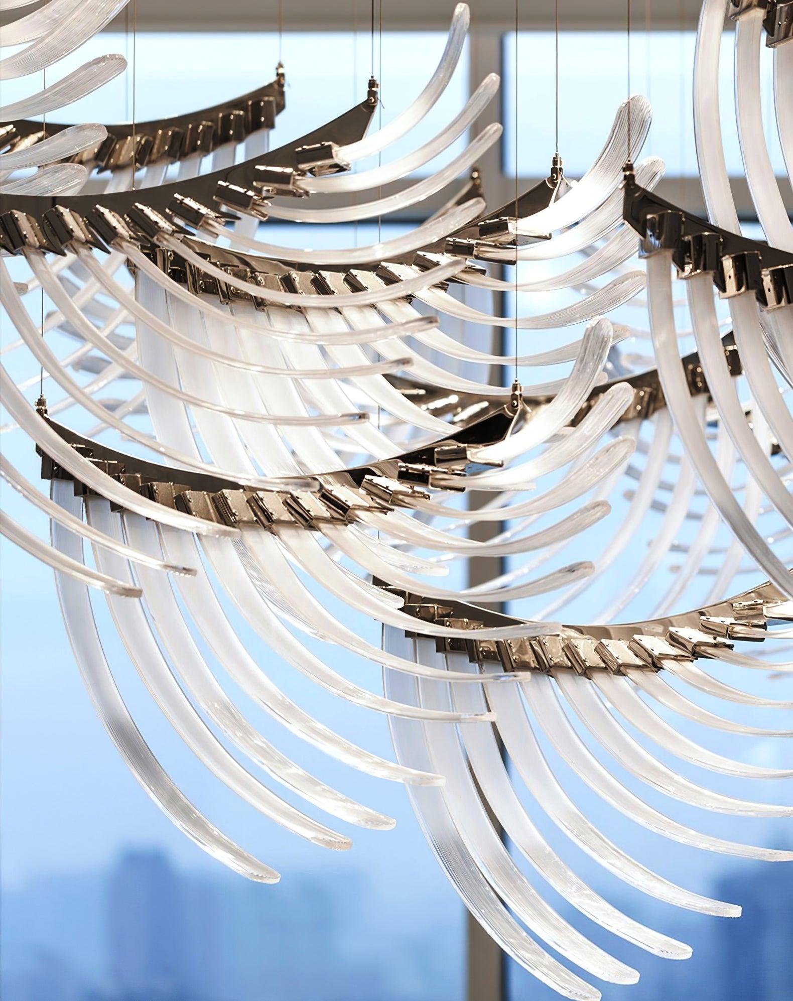 Tiered Palmette Chandelier-Vancei