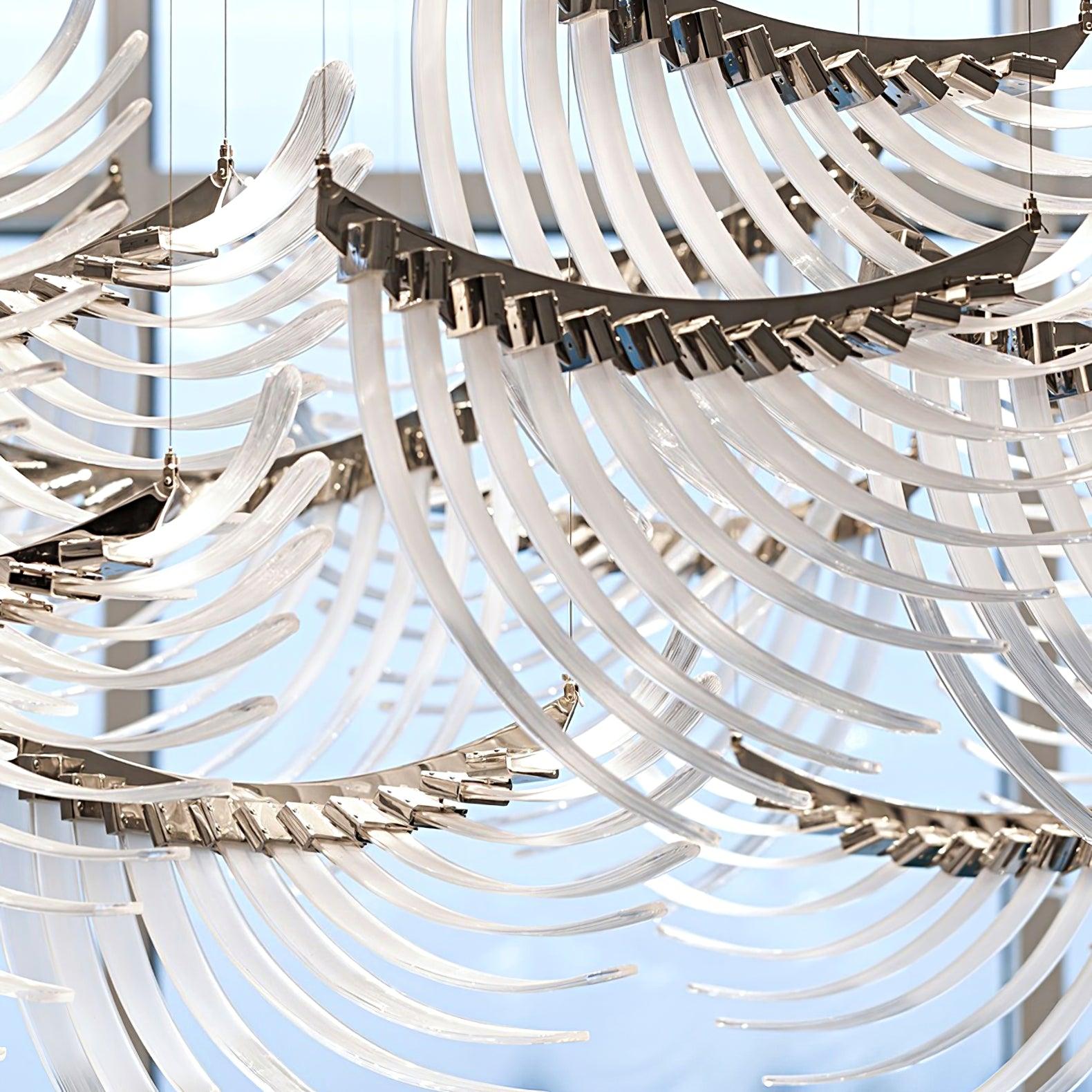 Tiered Palmette Chandelier-Vancei