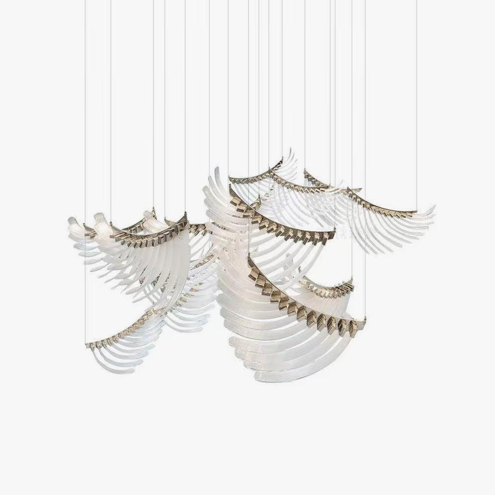 Tiered Palmette Chandelier-Vancei