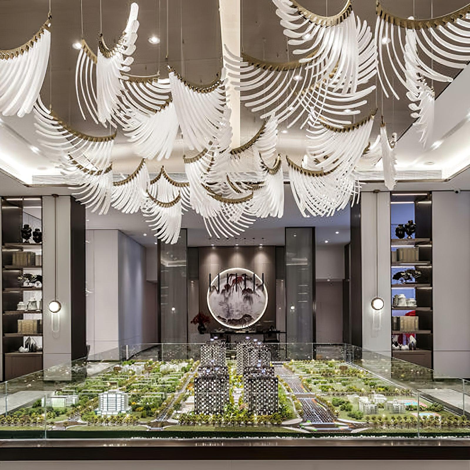 Tiered Palmette Chandelier-Vancei