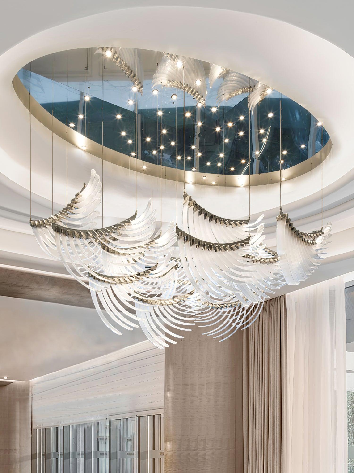 Tiered Palmette Chandelier-Vancei