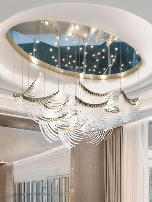 Tiered Palmette Chandelier-Vancei