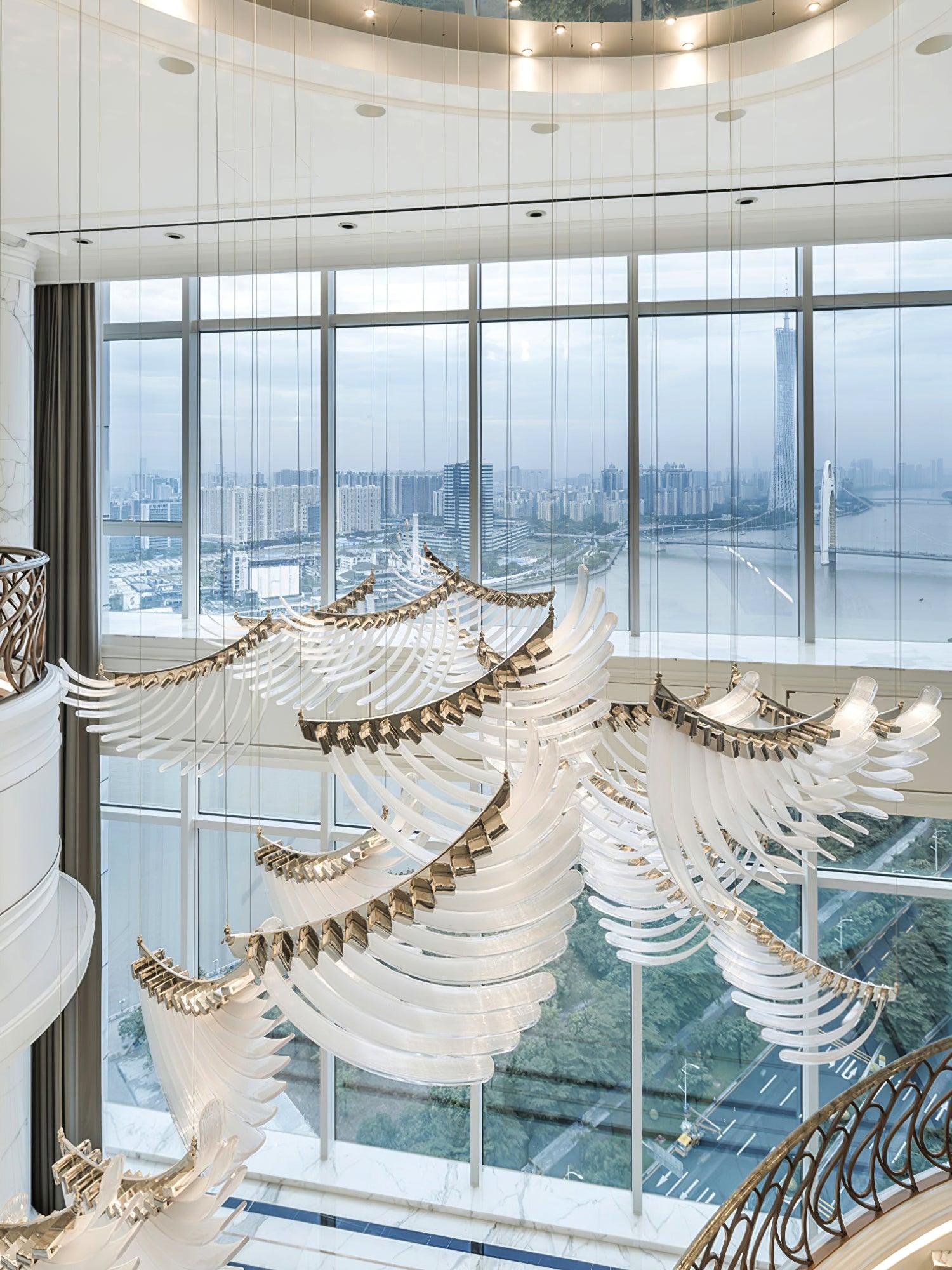 Tiered Palmette Chandelier-Vancei