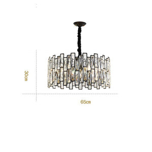 Palo Crystal Round Chandelier-Vancei
