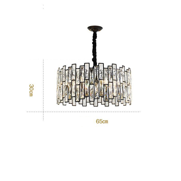 Palo Crystal Round Chandelier-Vancei