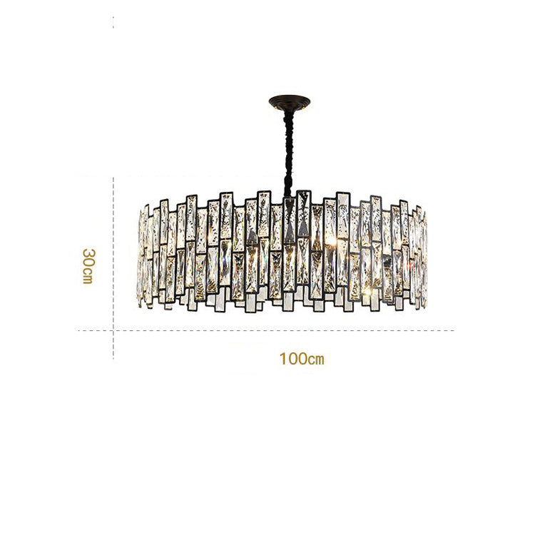 Palo Crystal Round Chandelier-Vancei