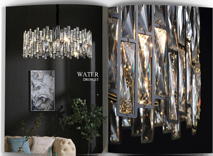 Palo Crystal Round Chandelier-Vancei