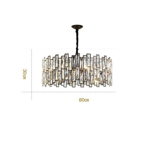Palo Crystal Round Chandelier-Vancei